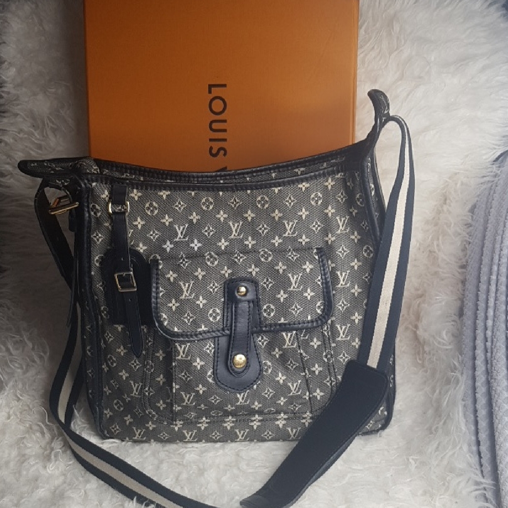 Auth Louis Vuitton Monogrammed Mini Boulogne Mary Kate Crossbody Bag With Box